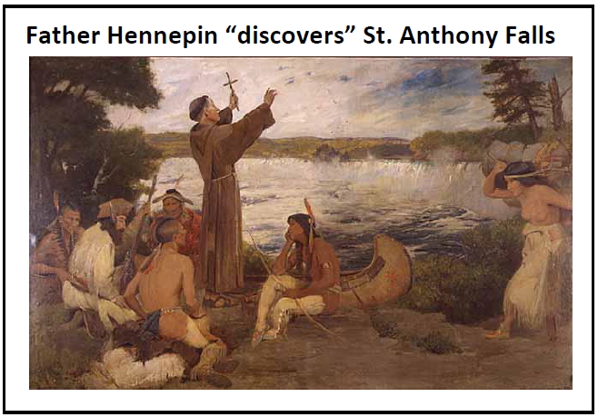father hennepin discovers st anthony falls mn