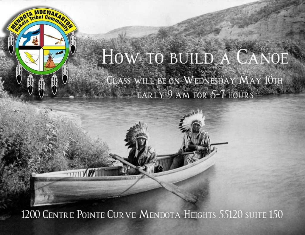 How to build a native canoe Mendota Dakota Mdewakanton